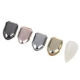thumbnail image 3 of Gold Plated Small Single Tooth Cap Gold Plated Hip Hop Teeth Grillz Caps Top High Quality--black, 3 of 5