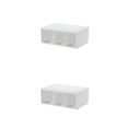 thumbnail image 1 of Cajones apilados Injueey Almacenamiento blanco 32*19*7cm, 1 of 6