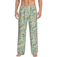 thumbnail image 2 of Goofa Rabbit And Chick Printed Soft Pajama Pants for Men, Wide Leg Comfy Casual Lounge Yoga Pants-X-Large, 2 of 9