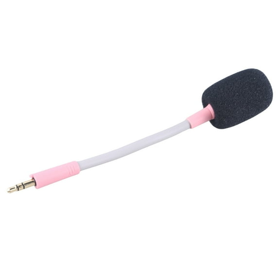 Replacement Game Headsets Microphone Game Microphone for Headsets 3.5mm Detachable Boom Microphone
