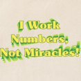 thumbnail image 4 of CafePress - Numbers, Not Miracles Tote Bag - Unisex Canvas Tote Bag, Beige, 1-Piece, 4 of 9