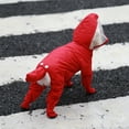 thumbnail image 4 of Chien Imperméable Imperméable Teddy Bottes Imperméables Bomei Ensemble Léger et Respirant Réglable Animal McIntosh Ensemble (Rouge, l), 4 of 4