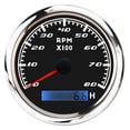 thumbnail image 1 of 85mm Digital 8000 RPM Tachometer Gauge 3000 4000 6000 7000 RPM Tachometer LCD Display Red Backlight With Hourmeter ,Wide Applicability, 1 of 7