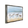 thumbnail image 4 of Stupell Industries Summer Sandpipers on Shore Animals & Insects Painting Gray Floater Framed Canvas Art Print Wall Art, 31 x 25, 4 of 10