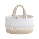 thumbnail image 2 of Uuiauoio Diaper Caddy Organizer Cotton Rope Basket Boho Nursery Decor Cute Woven Tassel Portable Diaper Organizer for Changing Table Baby Shower Gifts for Newborn Essentials, 2 of 6