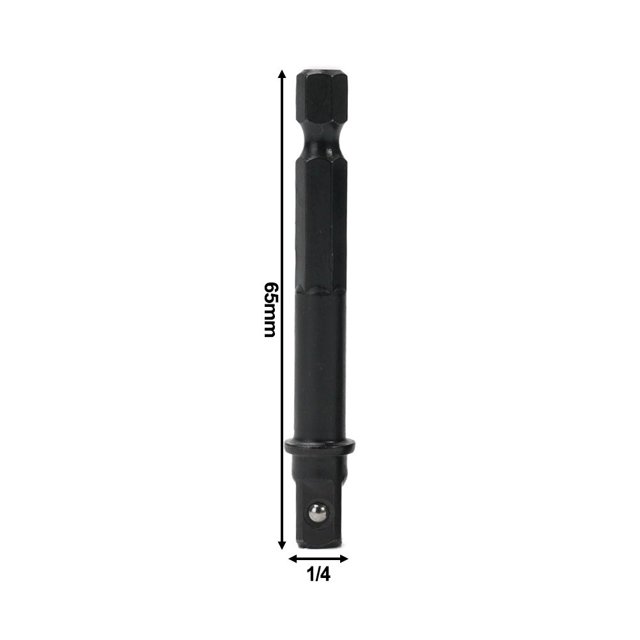 1/4\ Drill Socket Adapter For Impact Driver Hex Shank To Square Socket Extension