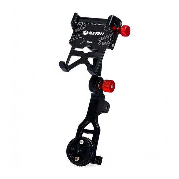 Bicycle Phone Holder Cycling Navigation Light Bike Computer Holder Aluminum Alloy One-piece Frame