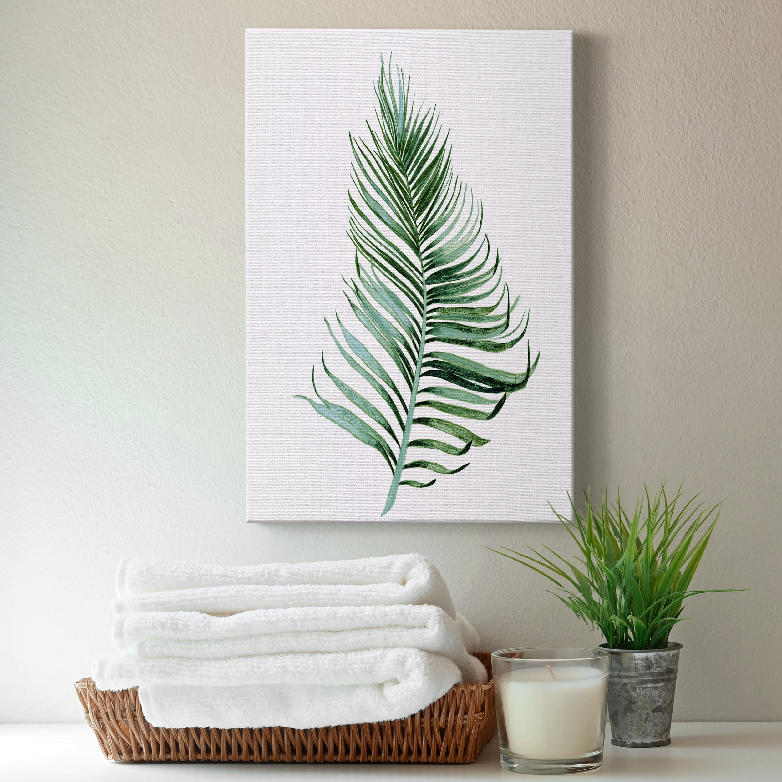 Sage Frond II Premium Gallery Wrapped Canvas - Ready to Hang - 32 x 48