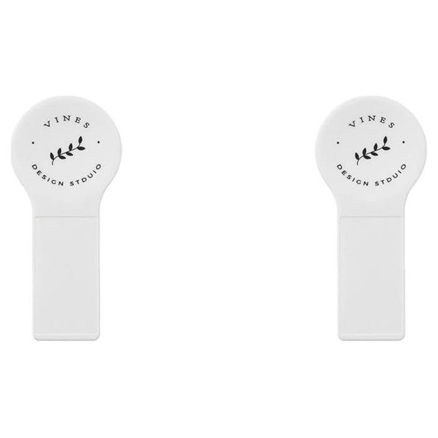 Moyic Elevador de asiento de inodoro para evitar tocar el asa de elevación del inodoro, soporte de elevación de plástico, hojas blancas de hojas blancas 2Conjunto