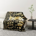 thumbnail image 2 of LHSHID Birthday Gifts for Men Dad Blanket for Gifts Best Dad Ever Gifts Ultra Soft Throw Blanket Fluffy Blanket Flannel Blanket Fuzzy Blanket for Couch Bed Indoor Outdoor 30"x40", 2 of 7