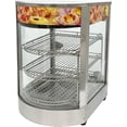 thumbnail image 3 of Armoire de Présentation Commerciale à 3 Niveaux pour Aliments, Réchauffeur de Comptoir pour Pizza et Hot-Dogs, Vitrine, 3 of 12