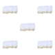 thumbnail image 1 of Jumpingount 5 pares de zapatos fáciles de combinar que absorben el sudor, cómodos de llevar, ropa de algodón transpirable, accesorios, regalos blanco talla 39-44 5Conjunto, 1 of 6