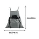 thumbnail image 3 of Delantal de jardinería con bolsillos,delantal para recolectar,bolsa para forraje,delantal grande para cosechar verduras,frutas,flores,malezas,herramientas,delantal utilitario de lona, 3 of 3