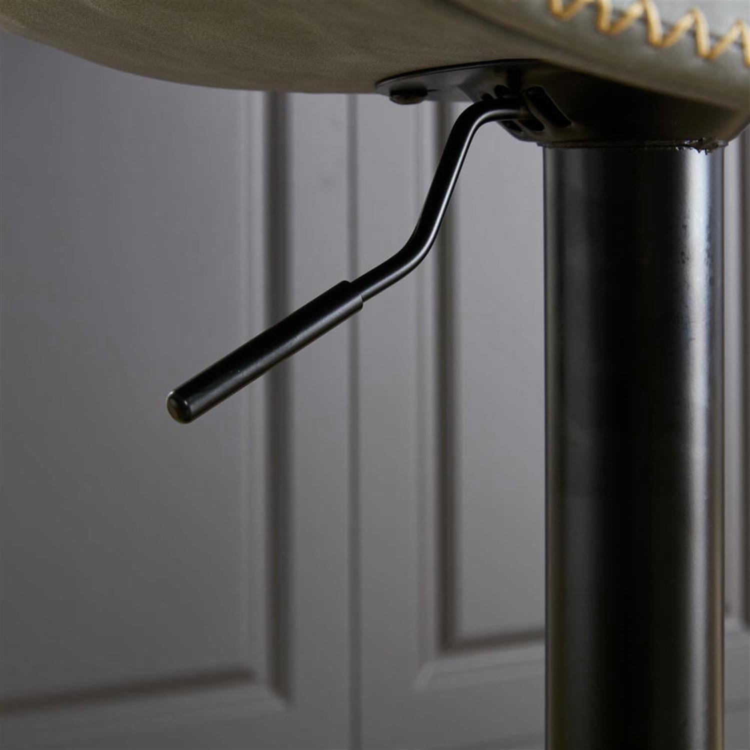 Demi Bonn 44" Adjustable Counter Height Bar Stools, Upholstered Swivel Barstools with Back, Kitchen Island Countertop Chairs for Dining Room, Gray