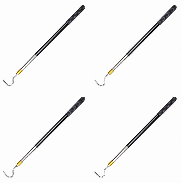4pcs 61inch Snake Hook Reptile Catcher Stick Pole,Snake Handling Tool Kit