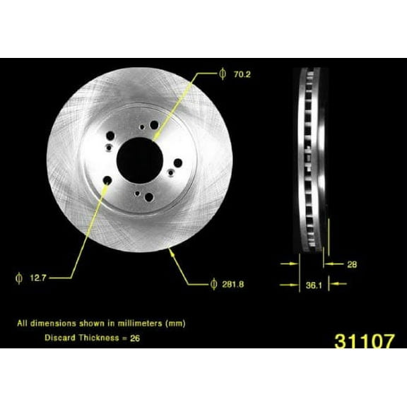 Bendix PRT1769 Brake Rotor