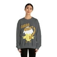 thumbnail image 3 of Guess What Chicken Butt Funny Unisex Crewneck Sweatshirt, 3 of 7