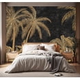 thumbnail image 3 of - Forest Landscapes Woodland Tree Fabric Wallpaper Living Room Bedroom Bathroom Jungle Wall Mural- not Peel and Stick）, 3 of 3