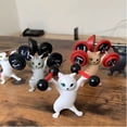 thumbnail image 4 of CCOCC Gifts for Women,Cute Pen Holder Desk Accessories for Men Women,Kawaii Dancing Cat,Funny Home Office Decor,Desk Gifts for Coworkers (5 Cats Set), 4 of 7