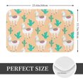 thumbnail image 2 of Front Door Mat Cactus Alpaca Bedroom Entryway Rug Non-Slip Washable Indoor Carpet Doormat Decorative Low Profile Area Rug for Home Living Room Bedroom Laundry Floor Decor, 24 x 16 Inch, 2 of 7