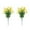 Yellow, variant on Artificial Spring Violet Flower Bouquets — Decorative Fake Flower Arrangements for Home, Office, Weddings, and Events to Brighten Your Space