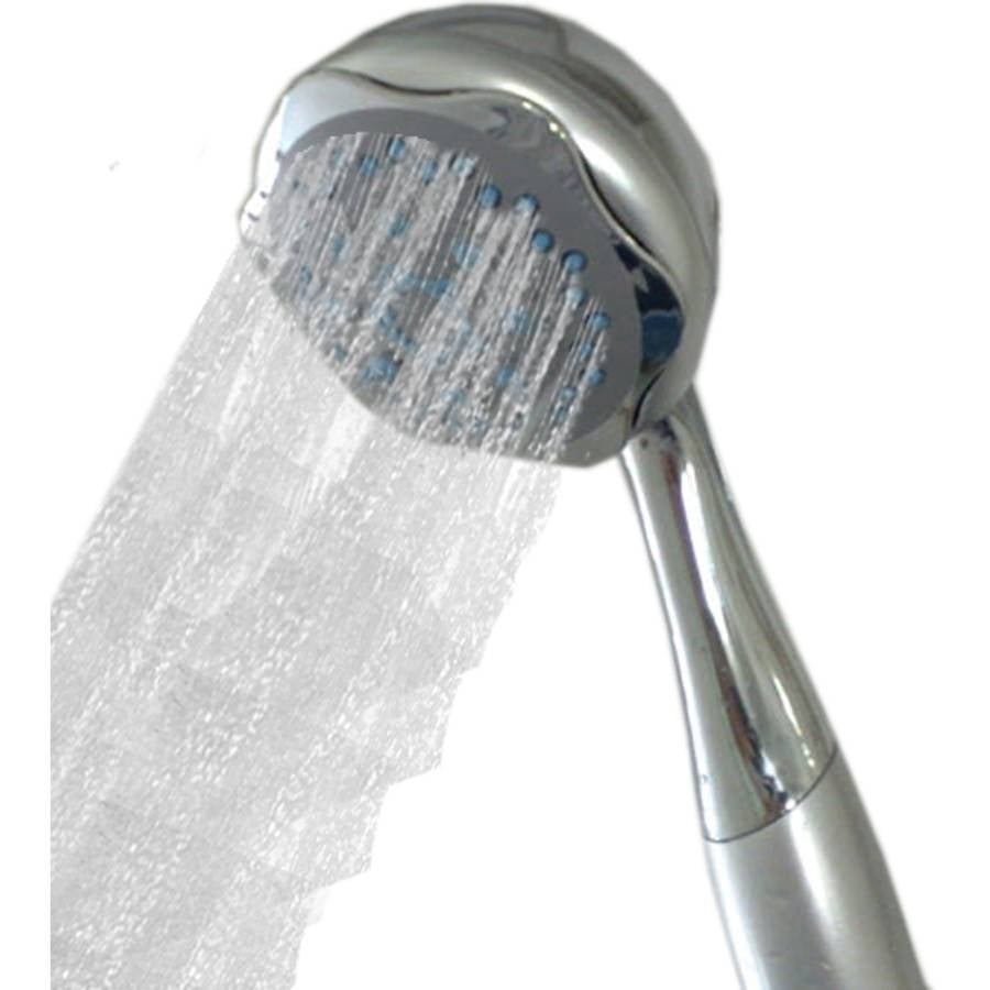 Home Basics Chrome Deluxe 5Function Shower Head Massager