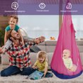 thumbnail image 5 of Littleduckling Swing Pod Chair for Kids without Cushions Folding Hanging Durable Child Hammock Nest for Suspension Seats (Pink), 5 of 9