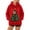 Christmas Red Sweaters, variant on lcziwo Christmas Hoodie for Women Casual Fleece Pet Pouch Hooded Sweatshirts Drop Shoulder Side Pocket Pullover Tops