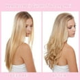 thumbnail image 4 of Heatless Curlers Headband, Soft Velour Heatless Curls, Overnight Heatless Hair Curling Set (Pink, 7Pcs), 4 of 5