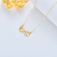 thumbnail image 6 of JKR 14K Solid Gold Infinity Necklace for Women, 14kt Real Gold Heart Infinite Pendant Necklace Gifts for Mom Her Wife Girlfriend Anniversary Jewelry Birthday, 6 of 6