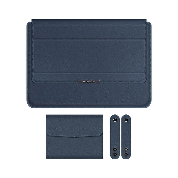 Oxodoi 13-14 Inch Laptop Sleeve with Stand,Universal PU Leather Laptop Case,Portable Computer Bag with Magnetic Closure,Scratch-Resistant Storage Cover for MacBook,HP,Dell