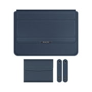 Oxodoi 13-14 Inch Laptop Sleeve with Stand,Universal PU Leather Laptop Case,Portable Computer Bag with Magnetic Closure,Scratch-Resistant Storage Cover for MacBook,HP,Dell
