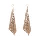 thumbnail image 3 of Pendientes de moda europeos y americanos, pendientes de borlas con lentejuelas de metal, pendientes largos geométricos cuadrados creativos, 3 of 6