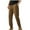 Brown, variant on COSFO Men's Sweatpants with Pockets Joggers Black Full Taper Athleisure Elastic Waist Solid Drawstring Mens Pants Casual
