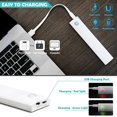thumbnail image 3 of LED Closet Light, 7 LED Motion Sensor Light, USB Rechargeable Battery Wireless Stick on Anywhere Dimmer Night Light Bar Safe Lights for Closets Hallway Stairway(4 Packs), 3 of 5