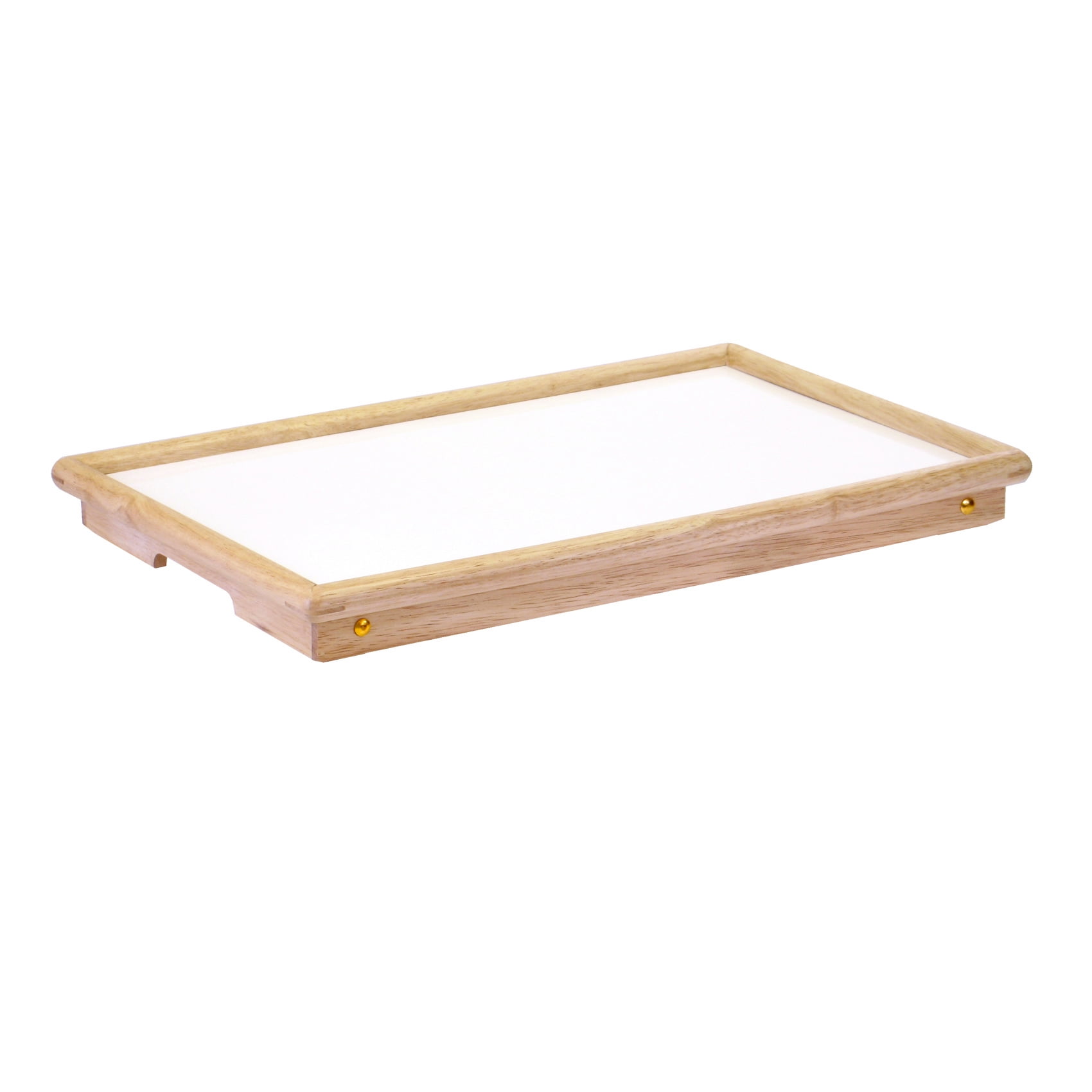 Winsome Wood Ventura Breakfast Bed Tray, Flip-Top, Natural & White 