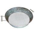 thumbnail image 1 of Benjara 19" Round Modern Galvanized Steel Compost Sifter in Antique Silver, 1 of 6