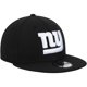 thumbnail image 3 of Gorra Snapback New Era NFL 9FIFTY negra y blanca (New York Giants), 3 of 5