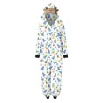 thumbnail image 2 of Odeerbi Matching Family Christmas Pajamas Sets Parent-Child Xmas Warm Hooded Jumpsuit Printed Home Wear Set Loungewear Sleepwear Jammies for Mom, 2 of 6