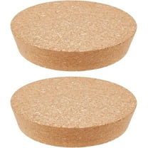 2 Pcs Large Tapered Cork Plugs 4.6-5.1 Inch Wooden Tapered Cork Stopper Glass Jar Wine Bottle Lids Natural Soft Wood Replacement for Kitchen Wedding Favor Canning - 2.5cm Thick