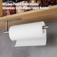 thumbnail image 2 of Stainless Steel Roll Paper Holder Self-adhesive Wall Mount Bathroom Toilet Paper Holder Kitchen Paper Towel Dispenser Storage Rack, 2 of 7