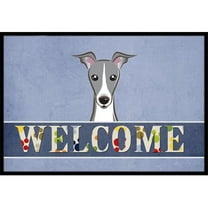 Caroline's Treasures BB1422JMAT Italian Greyhound Welcome Door Mat, Indoor Rug or Outdoor Welcome Mat 24x36 Doormat ,
