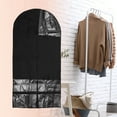 thumbnail image 6 of Unique Bargains 1 Pcs Dustproof Zipper Garment Bag Black 39.37 in, 6 of 6