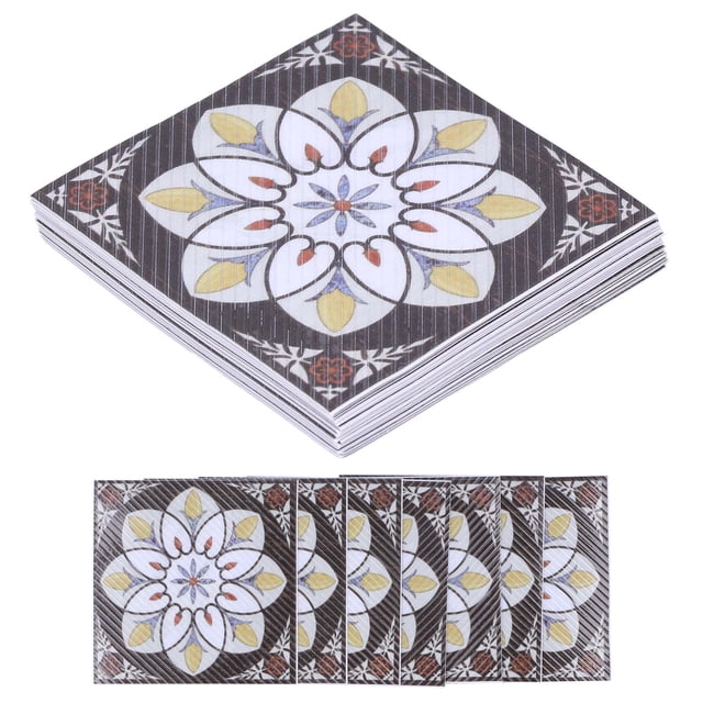 LAFGUR 20PCS Self-Adhesive Tile Diagonal Sticker Waterproof Tile Floor Wall Stickers Floor Decals,Tile Sticker,Wall Stickers