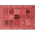 thumbnail image 1 of Ahgly Company Machine Washable Indoor Rectangle Abstract Red Modern Area Rugs, 5' x 7', 1 of 4