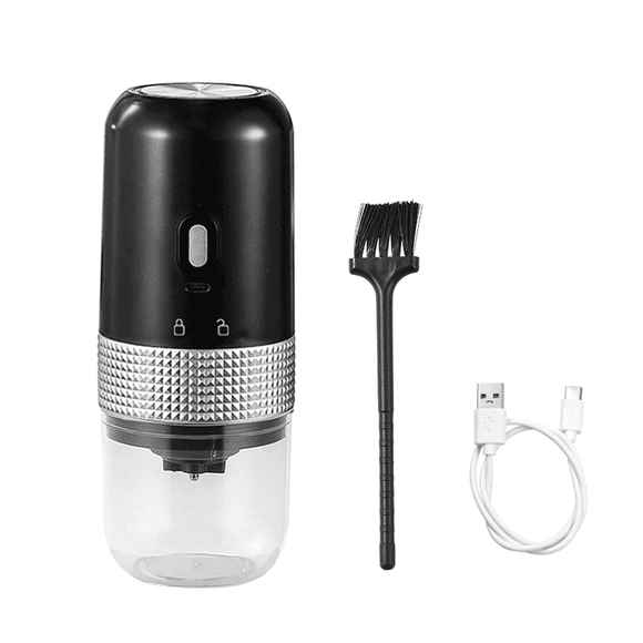 New Portable Electric Coffee Bean Grinder Home 1500mAh External Coffee Maker Rechargeable Grinder