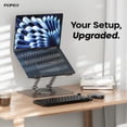 thumbnail image 3 of Incipio Translucent Slim Wireless Keyboard and Mouse Combo, 2.4 Ghz Wireless, Multimedia Controls, Compact Layout- Gray, 3 of 15