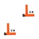 thumbnail image 3 of Soidarity Bicicletas Manillar Grips Reemplazo Manillares resistentes al desgaste Cubre naranja Naranja 2Conjunto, 3 of 6