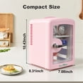 thumbnail image 2 of IceBlue 4 Liter /6 Cans Retro Skincare Refrigerator, Mini Fridge for Cosmetics and Drinks, Small Fridge for Bedroom, Makeup, Car, Office, 2 of 9