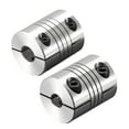 thumbnail image 3 of Uxcell Motor Shaft 6mm to 9mm Helical Beam Coupler Coupling 25mm Dia 30mm Length, 3 of 5